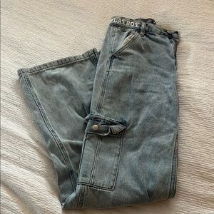 PLAYBOY Blue Relaxed Jeans Casual Comfort